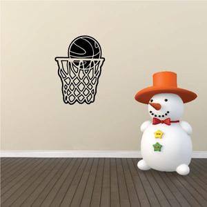 Basketball Inside Hoop Net Decal Cheap Pices Authentic