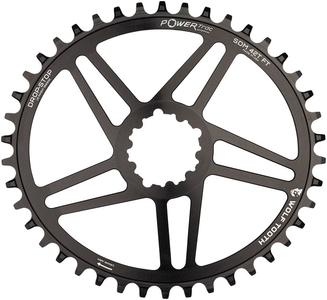 Elliptical Direct Mount Chainring - 38t SRAM Direct Mount 6mm Offset Drop-Stop Flattop Compatible BLK With Credit Card Free Shipping
