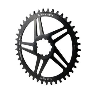 Direct Mount Chainring - 42t SRAM Direct Mount For SRAM 3-Bolt 6mm Offset Drop-Stop B Flattop Compatible BLK Sast Cheap Pice
