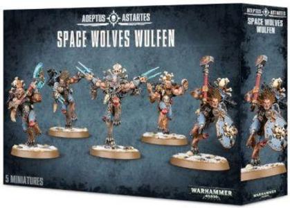 Warhammer 40K Space Wolves Space Wolves Wulfen 53-16 Cheap Original
