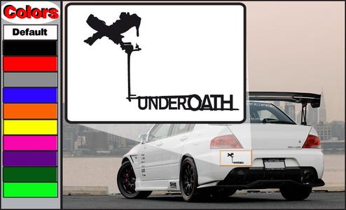 underoath Under Text Decal Cheap Sale Shop For