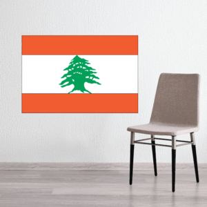 Lebanon Flag Sticker For Cheap Sale Online