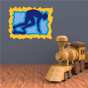 Diving Wall Decal - Vinyl Sticker - Car Sticker - Die Cut Sticker - CDSCOLOR005 Sale Ebay