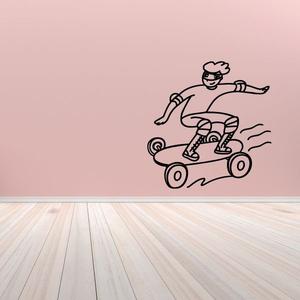 Dirtboard Longboard Downhill Skater Skateboarder Skateboarding Vinyl Decal Sale With Credit Card