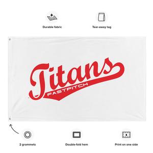 Titans Fastpitch Flag From China Cheap Pice