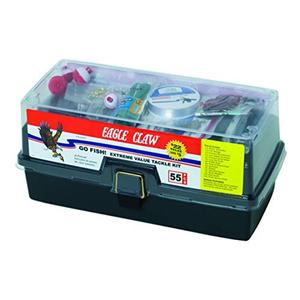 EAGLE CLAW Extreme Tackle Box Kit Cheap Sale Excellent