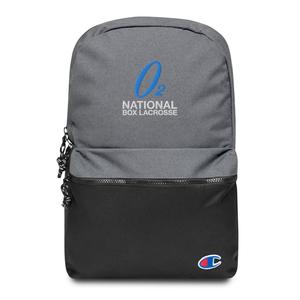 O2 Box Lacrosse Embroidered Champion Backpack Pay With Visa Cheap Pice