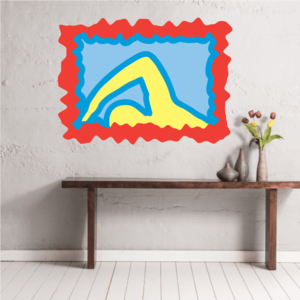 Diving Wall Decal - Vinyl Sticker - Car Sticker - Die Cut Sticker - CDSCOLOR021 Free Shipping Visit