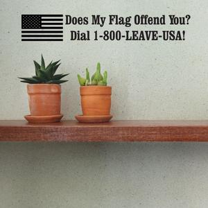 Does My Flag Offend You Decal Nicekicks Cheap Online