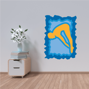 Diving Wall Decal - Vinyl Sticker - Car Sticker - Die Cut Sticker - CDSCOLOR014 Discount Authentic Online