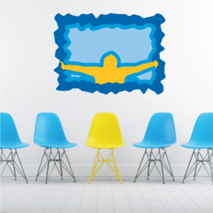 Diving Wall Decal - Vinyl Sticker - Car Sticker - Die Cut Sticker - CDSCOLOR025 Extremely For Sale