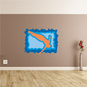 Diving Wall Decal - Vinyl Sticker - Car Sticker - Die Cut Sticker - CDSCOLOR011 Buy Cheap How Much