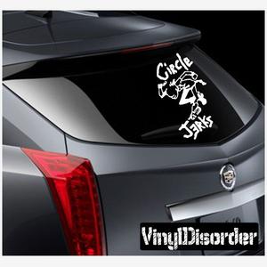 Circle Jerks Text Logo Decal Sale Choice
