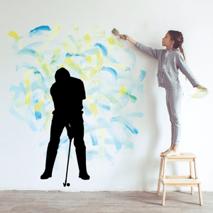 Golf Wall Decal - Vinyl Decal - Car Decal - Bl011 Free Shipping Best Pices