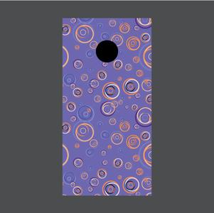 Circle Pattern Cornhole Board Wraps High Quality For Sale