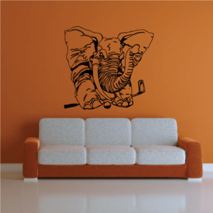 Golf Mascot Wall Decal - Vinyl Decal - Car Decal - CDS086 Best Pices
