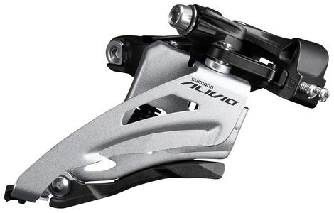 Alivio FD-M3120-M-B Front Derailleur - 2x9-Speed Side Swing Front Pull 34.9/31.8/28.6mm Clamp Band 36t Max Discount Collections