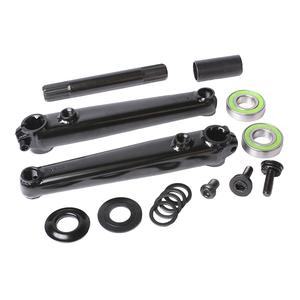 Saker V2 3-Piece Crankset - 155mm Right Hand/Left Hand Drive 19mm Mid Bottom Bracket BLK Sale Enjoy