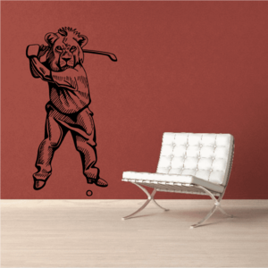 Golf Mascot Wall Decal - Vinyl Decal - Car Decal - CDS081 Sale Enjoy