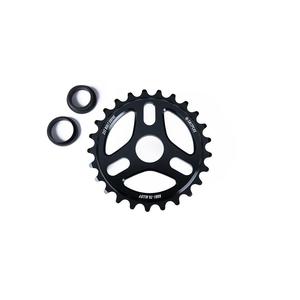Plus Trident Chainring Teeth: 28 6061-T6 Aluminum Black Clearance Fast Delivery