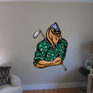 Golf Mascot Wall Decal - Vinyl Sticker - Car Sticker - Die Cut Sticker - CDSCOLOR152 Official Site