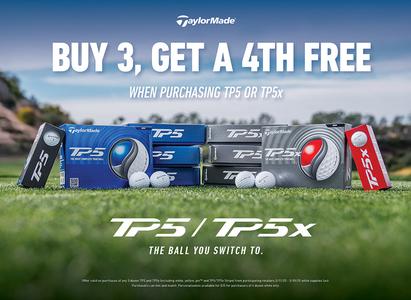 TaylorMade TP5/X Buy 3, Get 1 FREE Outlet 2025 New