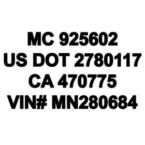 Roline Express DOT Decal Buy Cheap Pay With Paypal