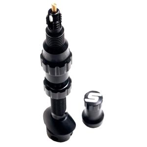 Stans Tubeless Exo-Core Valve Stems - Alloy Extra Tall Black Pair Find Great For Sale