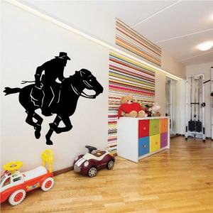 Rodeo Cowboy Riding Horse Decal Store With Big Discount
