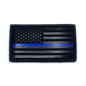 IR Field Patch US Flag Black/Blue Line From China Free Shipping Low Pice