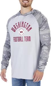 Zubaz Men's WASHINGTON FOOTBALL TEAM GRAY LW HOOD W/ TONAL CAMO LINES ACCENT Medium Buy Cheap Wholesale Pice