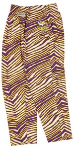 Zubaz Minnesota Vikings NFL Men's Zebra Left Hip Logo Lounge Pant Store Online