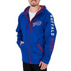 Zubaz Men's NFL Buffalo Bills Full Zip Camo Hoodie Free Shipping Manchester