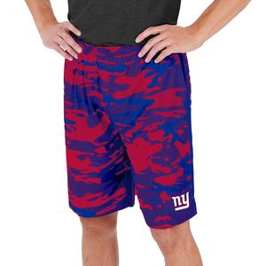 Zubaz Men's NFL New York Giants Lightweight Camo Lines Shorts with Logo Order Cheap Pice