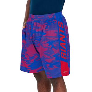 Zubaz Men's NFL New York Giants Lightweight Shorts with Camo Lines Sale 100% Guaranteed