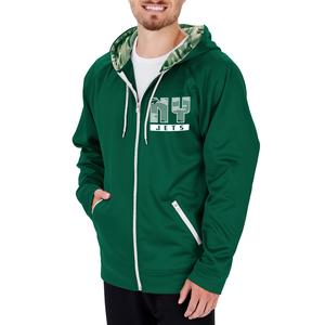 Zubaz Men's NFL New York Jets Full Zip Camo Hoodie, Green Buy Cheap Visit New