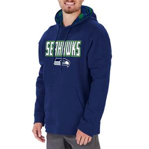 Zubaz Men's NFL Seattle Seahawks Viper Print Hoodie Outlet Store For Sale