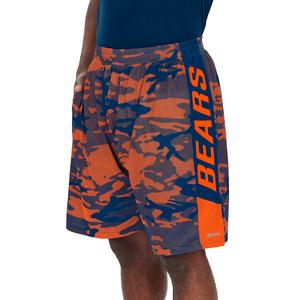 Zubaz Men's NFL Chicago Bears Lightweight Shorts with Camo Lines Official Cheap Online