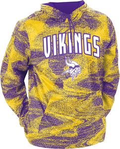 Zubaz Minnesota Vikings NFL Men's Static Hoodie Outlet Supply