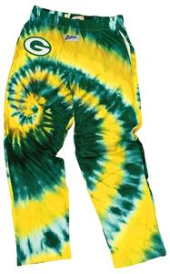 Zubaz Men's GREEN BAY PACKERS TEAM COLOR TIE DYE PANT Small Clearance Store Cheap Online