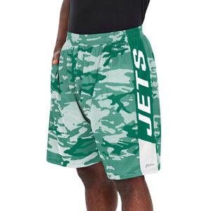 Zubaz Men's NFL New York Jets Lightweight Shorts with Camo Lines Outlet Top Quality