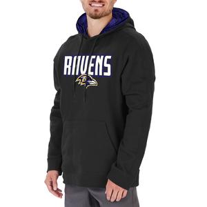 Zubaz Men's NFL Baltimore Ravens Viper Print Hoodie Discount Ebay