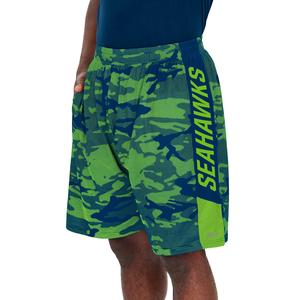 Zubaz Men's NFL Seattle Seahawks Lightweight Shorts with Camo Lines Find Great Cheap Online