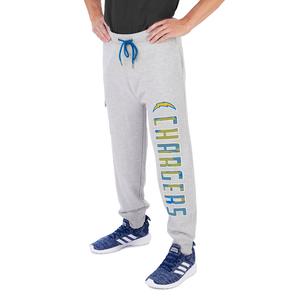 Zubaz Men's NFL Los Angeles Chargers Heather Gray Cargo Sweatpants Clearance Recommend