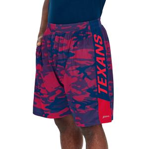 Zubaz Men's NFL Houston Texans Lightweight Shorts with Camo Lines 2025 Newest Sale Online