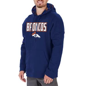 Zubaz Men's NFL Denver Broncos Viper Print Hoodie Sale With Mastercard