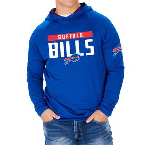 Zubaz Men's NFL Buffalo Bills Team Color Hoodie With Viper Print Details Shop Offer For Sale