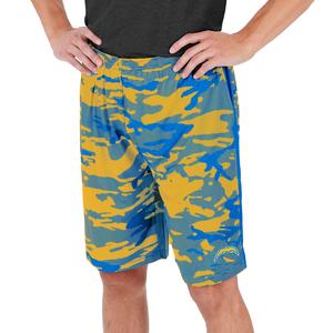 Zubaz Men's NFL Los Angeles Chargers Lightweight Camo Lines Shorts with Logo Buy Cheap Pay With Visa