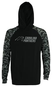 Zubaz Men's NFL Carolina Panthers Solid Body Digital Camo Hoodie Cheap Sale 2025 New