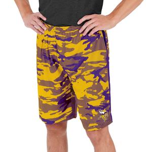 Zubaz Men's NFL Minnesota Vikings Lightweight Camo Lines Shorts with Logo Ebay